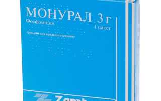 Монурал от цистита