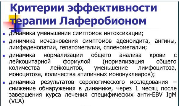 Терапия Лаферобионом