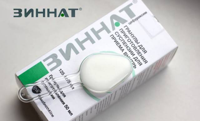 Зиннат антибиотик для детей