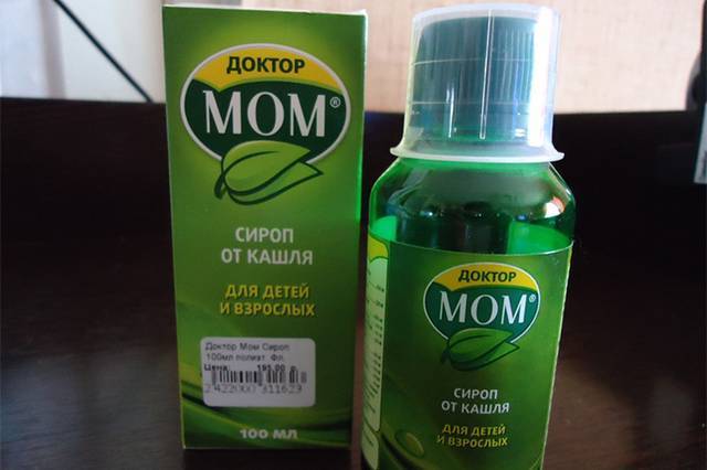 Доктор Мом сироп от кашля для детей