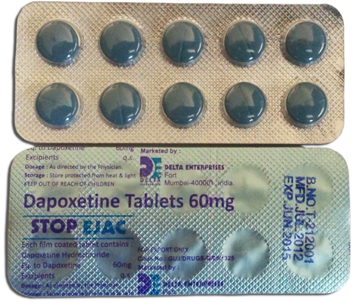 упаковка препарата dapoxetin