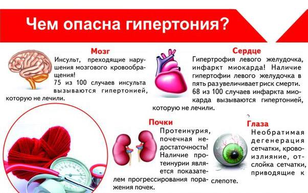 инфографика об опасности гипертонии