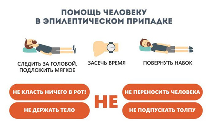 Как помочь при эпилептическом припадке