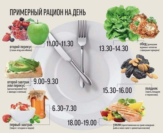 схема питания при диете