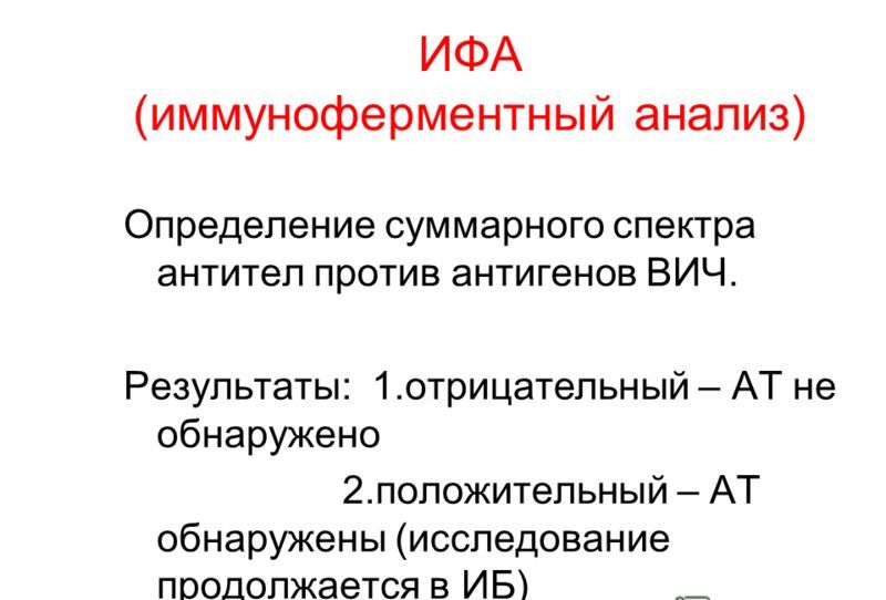 Результаты анализов